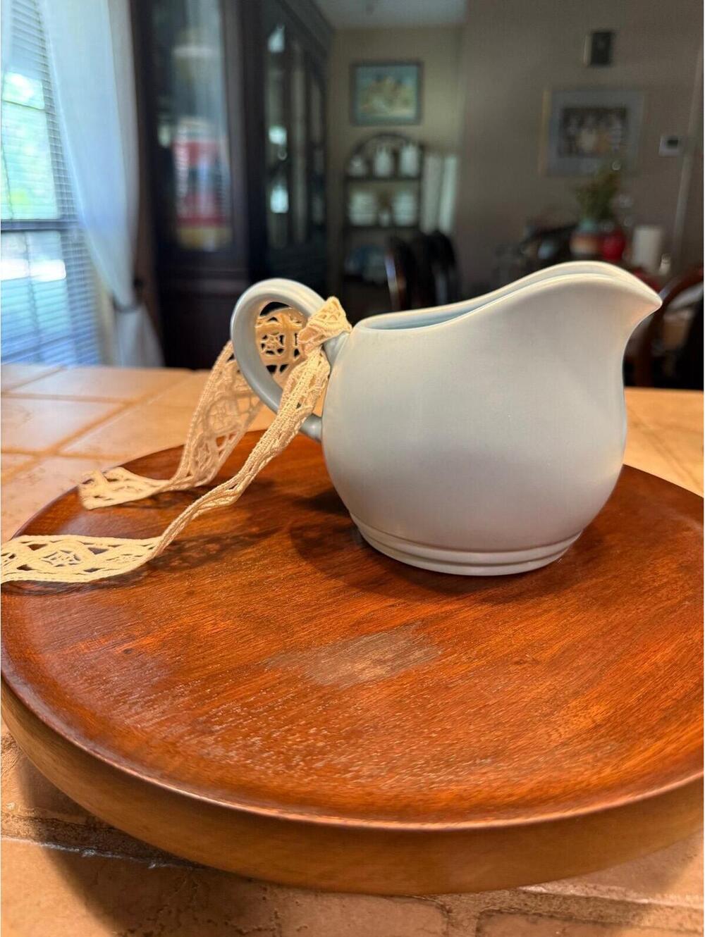 Pfaltzgraff Terrace Azure Gravy Boat; Powder Blue
